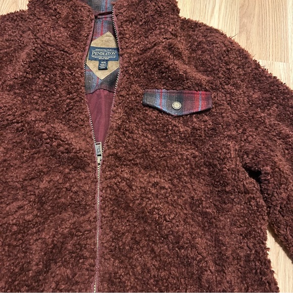 Pendleton Jacket Women's Medium Fleece Full Zip Long Sleeve Lot Of Two - Picture 2 of 10